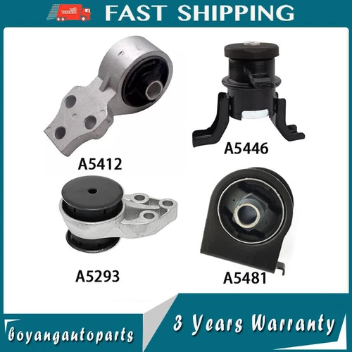 Set of 4 Engine Mount A5412 A5293 A5446 A5481 For 2005-11 Mazda Tribute 3.0L V6