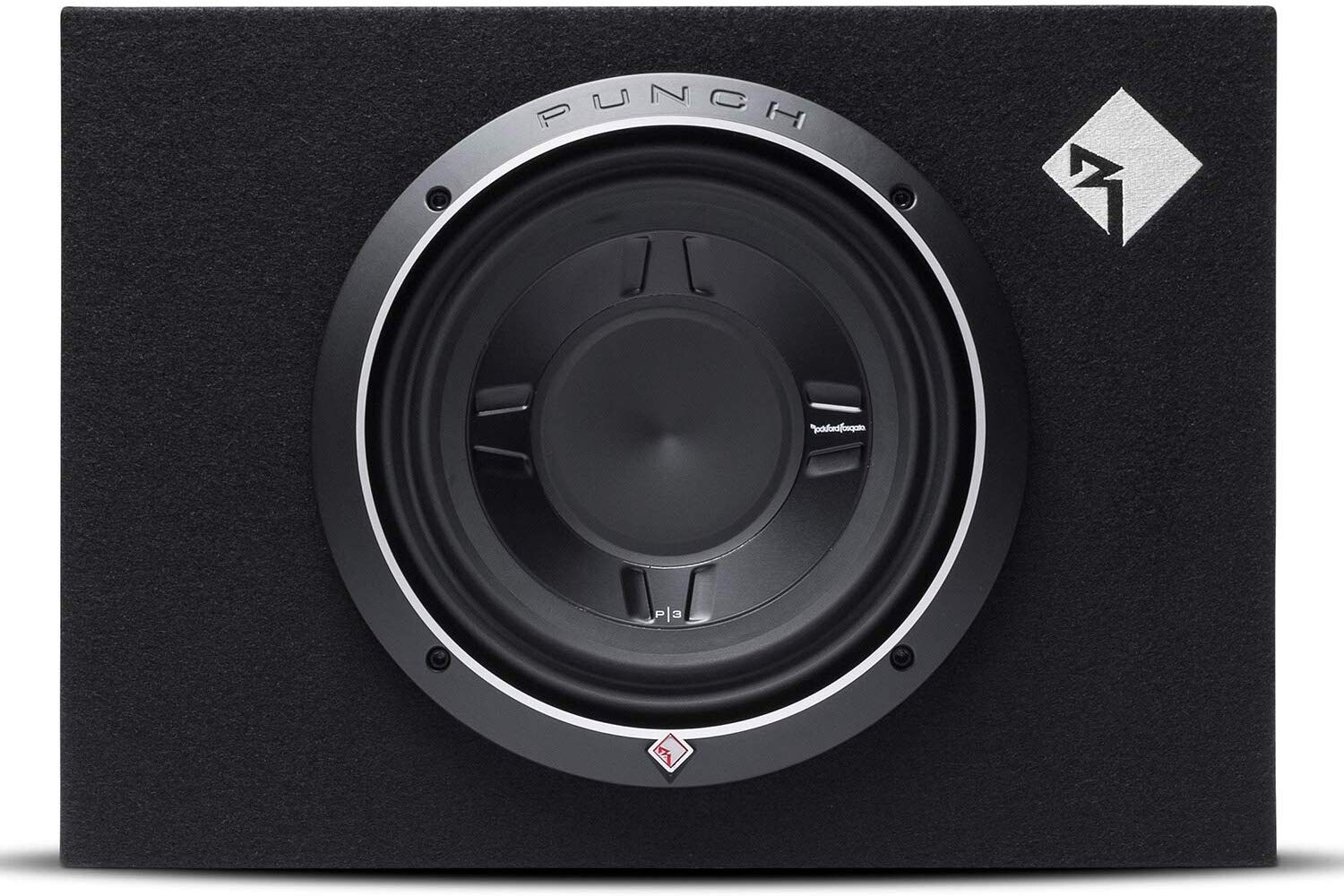 Rockford Fosgate Punch P3S-1X10 Single 10" Shallow Subwoofer Loaded Enclosure