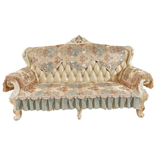 European Chenille Jacquard Sofa Cover Couch Slipcover Chair Loveseat Protector - Picture 3 of 15