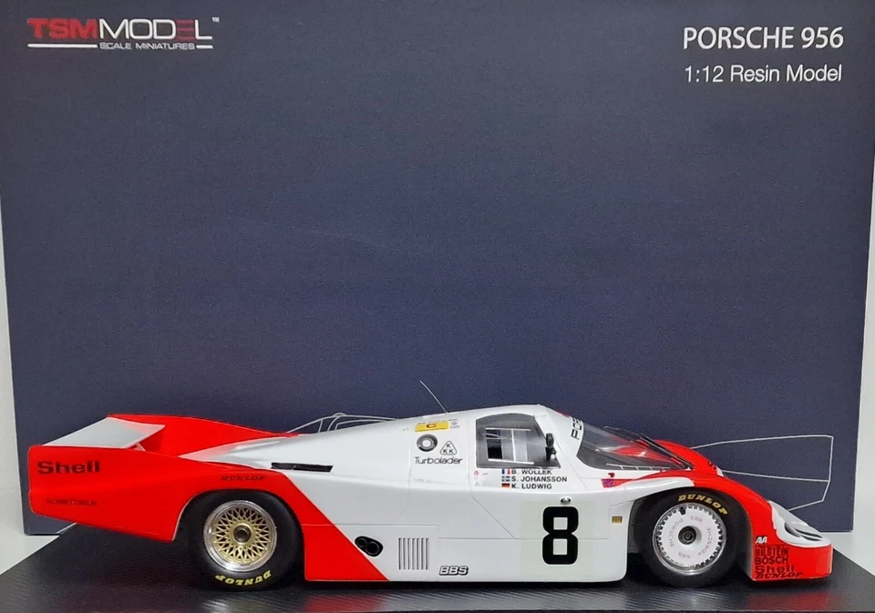 MODELLINO AUTO SCALA 1:12 TSM TRUE SCALE PORSCHE 956 24H LE MANS 1983 MODELLISMO - Immagine 2 di 4