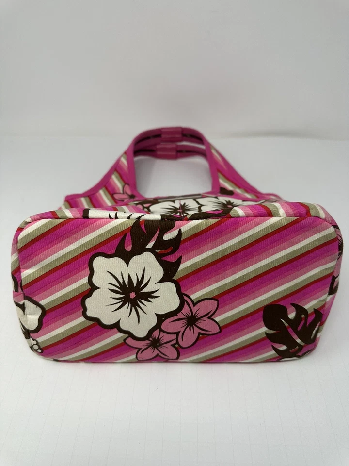 Isabella's Journey Baguette Pink Purse Cotton Shoulder Purse With Interior Pouch - Image 4 of 4