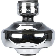 Danco 10501 Dual Thread Premium Swivel Water-Saving Sprayrator, Chrome