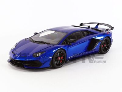 AUTOart Lamborghini 青 ミニカー Autoart Lamborghini Aventador SVJ Blue Nethuns Metallic 1/18 Model