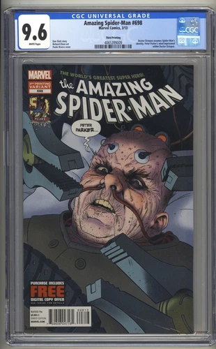 Amazing Spider-Man #698 CGC 9.6 Third Printing Doc Ock Assumes Spideys Identity