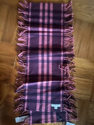 NWT Burberry Children The Classic Check Cashmere Scarf