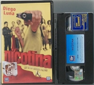 Nikotin La vita ohne Filter VHS FILM Hugo Rodríguez Diego Luna Lucas Crespi