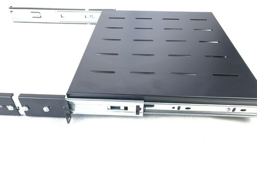 2x Sliding Rack Server Shelf Rack 1U 19" 4 Post Rack Mount-Adjustable 15"-22" - Picture 10 of 12