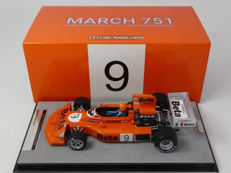 Modellino F1 Minichamps 1/43 March Ford 751 Winner Austrian GP 1975 V