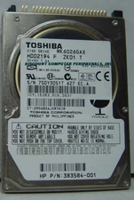 Toshiba MK6026GAX HDD2194 60GB 2.5" IDE 44pin 9.5mm Drive Tested Our Drives Work