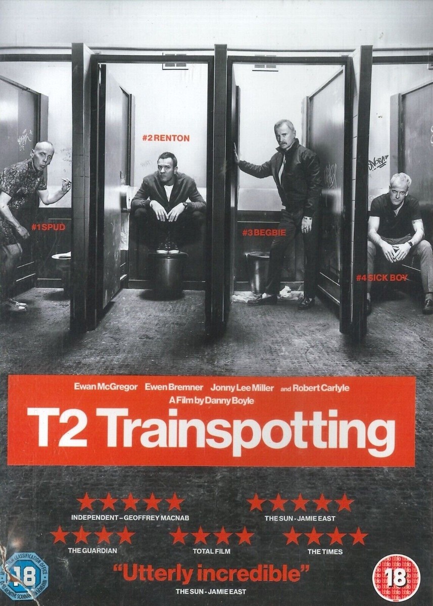 T2 Trainspotting (2017) DVD, Ewan McGregor, Ewen Bremner