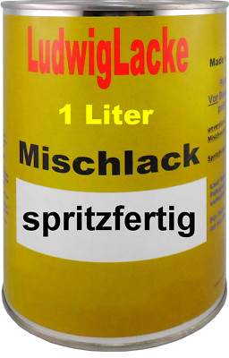 1 Liter Autolack passend für VW Arkticblau LF5D /J3 / 9098 spritzfertig
