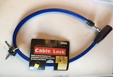 CABLE LOCK-With Key-For Bicycles,Motorbikes,Gates,FencesBRAND NEW