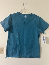 Fundamentals Scrub Top New With Tags Women's Size Medium Green