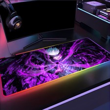 Jujutsu Kaisen RGB XXL Mouse Pad: Satoru Gojo, Yuji Itadori, Megumi Fushiguro