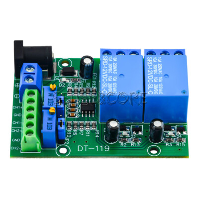 Unique DC 12V 2-Channel Voltage Comparator Precise LM393 Module New