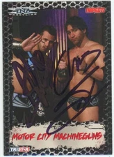 2008 TriStar TNA Impact #40 Motor City Machine Guns Autograph Auto DUAL SIGNED