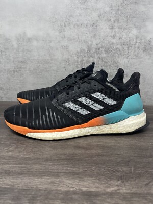 Adidas Solar Boost Mens Size 11 Running Shoe CQ3168 Black Blue