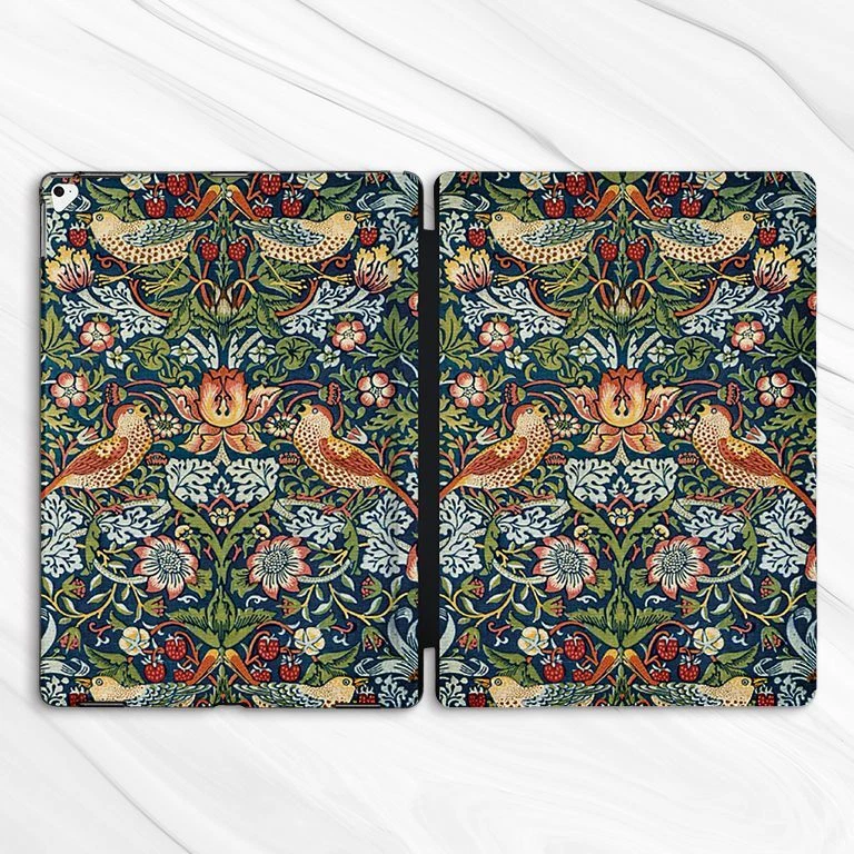 Capa Strawberry Thief William Morris para iPad 10.2 Air 4 5 Pro 9.7 11 12.9 Mini - Imagem 4 de 4