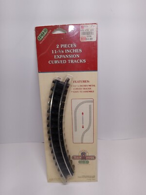 Lemax Village System Expansion Curved Tracks Pack of 2 Pieces 11-5/8 Inches New