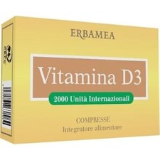 Erbamea Integratore Alimentare Vitamina D3, 90 Compresse