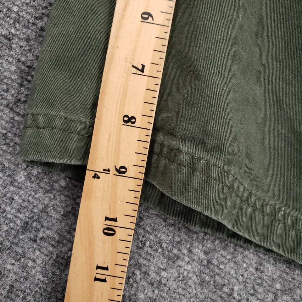 Pantalones Cortos Carga DE COLECCIÓN Glory Desteñidos Para Hombres 42 Verdes Utilidad Patinador Informal Trabajo Y2K Foto 4 de 4
