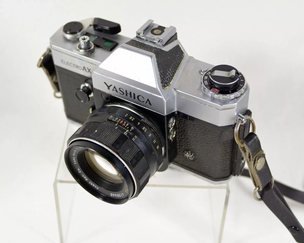 Yashica Electro AX 35mm SLR Camera w/ m52 MOUNT 50MM F1.7 Lens