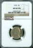 1972 JEFFERSON NICKEL NGC MS66 FS 2ND FINEST GRADE SPOTLESS .