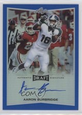 2016 Leaf Metal Draft Blue Prismatic 28/50 Aaron Burbridge #BA-AB1 Auto 0f8