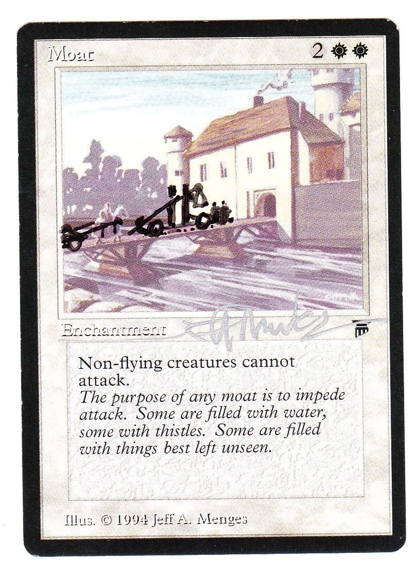 Moat Magic: The Gathering Individual Trading Card Games for sale