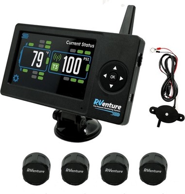 RV 4 Sensor TPMS with Color Screen