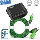 240W Supe Fast Charging USB Type C Wall Charger For Samsung iPhone Android Phone