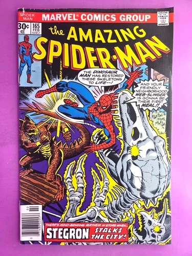 THE AMAZING SPIDER-MAN #165  VG(LOWER GRADE COPY)  1977 COMBINE SHIP BX2413