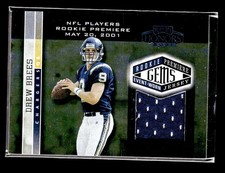 Drew Brees RC: 2001 Playoff Honors Rookie Card /725 #203. rookie card picture