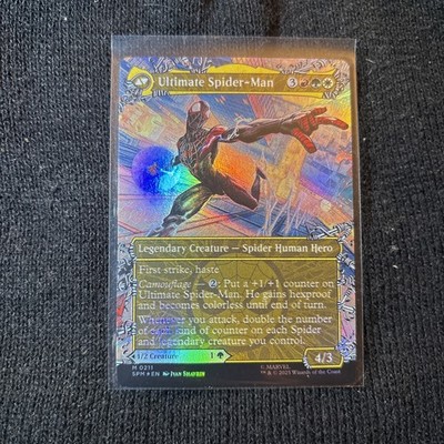BORDERLESS FOIL Miles Morales (0211) - Marvel's Spider-Man (SPM) MTG NM/M 