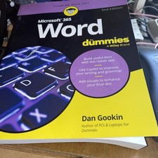 Microsoft 365 Word for Dummies, Paperback by Gookin, Dan, Brand New, Free shi...