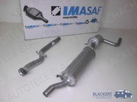 Imasaf Auspuffset Ab Kat für Fiat Uno 1.3 Turbo I.E 1989-1993 | Rohr + Endtopf