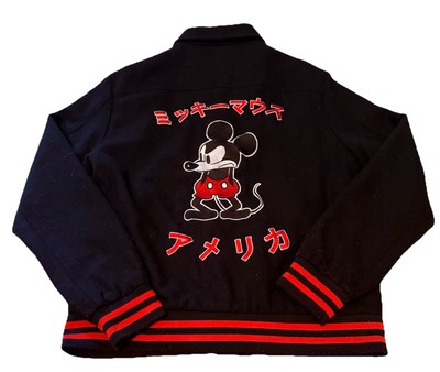 Disney x Forever 21 Mickey Mouse Button up Black Varsity Disney x Forever 21 Mickey Mouse Button up Black Varsity