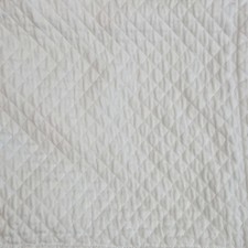 Restoration Hardware Pillow Shams Diamond Quilted White Euro Set Of Two