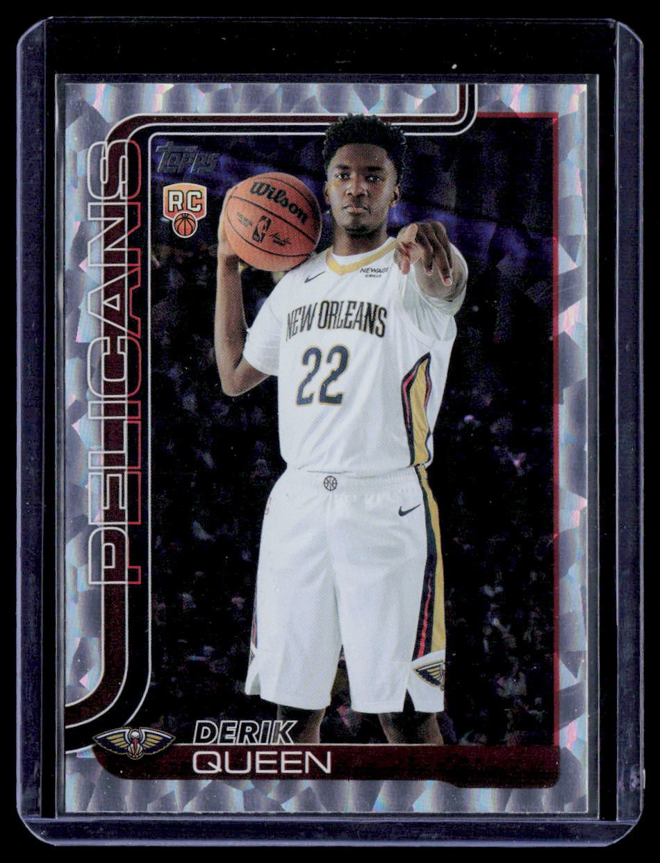 Derik Queen 2025-26 Topps #213 Diamante RC New Orleans Pelicans