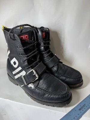 Polo Ralph Lauren Hi Tech Alpine Leather Ranger Boots Sportsman P Wing Size 9 Polo Ranger Hi II US Ski Team Ralph Lauren Hiking Boot Boys  main image 3