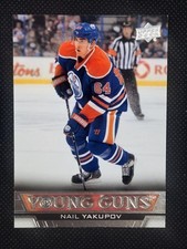 Nail Yakupov 2013-14 Upper Deck Young Guns #241 Rookie Card. rookie card picture