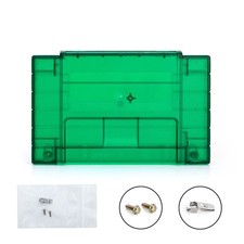 Super Nintendo SNES Game Cartridge Shell FX  Clear Green - Made in USA