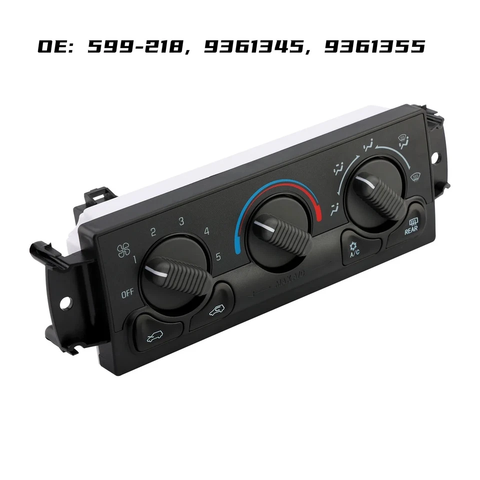 A/C Heater Climate Control Module Panel For Chevrolet Avalanche 1500 2500 2002 - Image 2 of 4