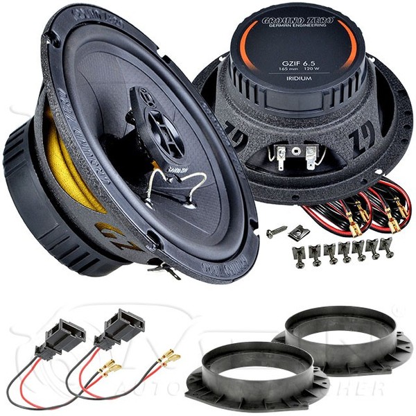 Ground Zero Lautsprecher FüR Audi A6 C8 / 4A 2018-2025 Front TüR Vorn 120W #CF59-image