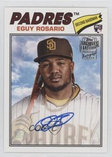2023 Topps Archives 1977 Fan Favorite Auto Eguy Rosario #77FF-ER Auto 4r7