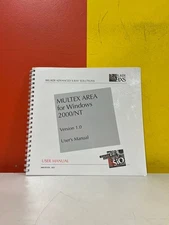 BRUKER M68-E01050 603 2000 MULTEX AREA User's Manual