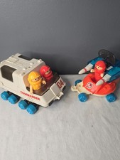 Vintage 1984 Li'l Playmates Space Station Commander Vehicle Missile Launcher