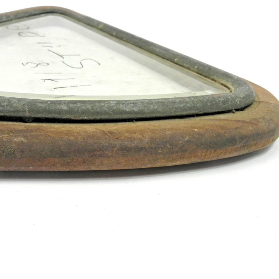 1918 STUDEBAKER SIDE WINDOW BRASS WOOD BEZELED GLASS IN GREAT CONDITION VINTAGE - Image 4 of 4