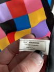 Trifari Scarf Geometric Checkerboard Colorblock Art Deco — photo 4