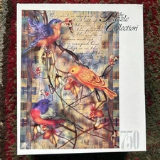 NEW Unopened Joy's Sanctuary 750 Piece Bird Jigsaw by Rose Art Puzzle Collection